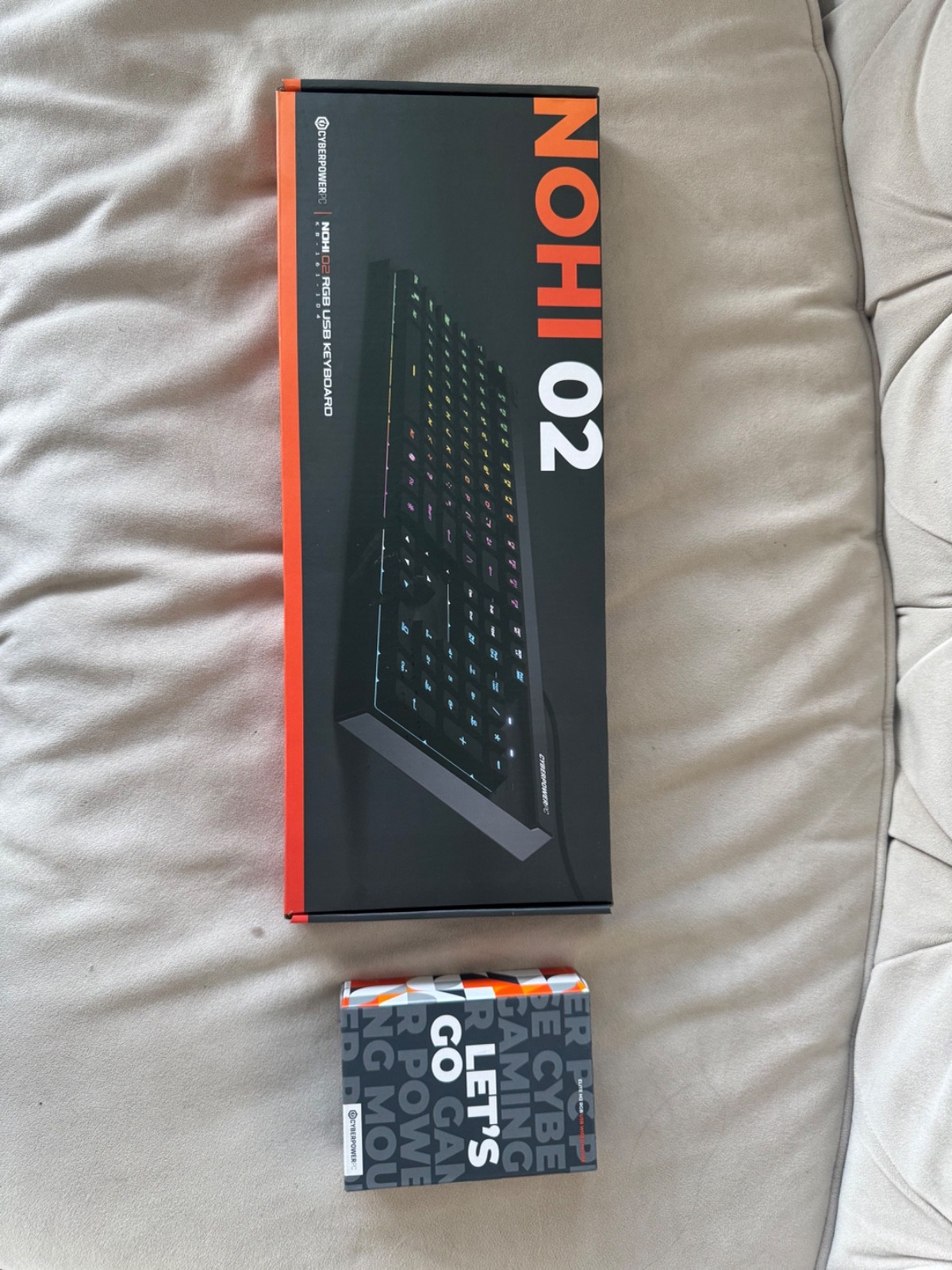 CYBERPOWER NOHI O2 RGB USB Keyboard + Elite M2 Gaming Mouse BRAND NEW SEALED