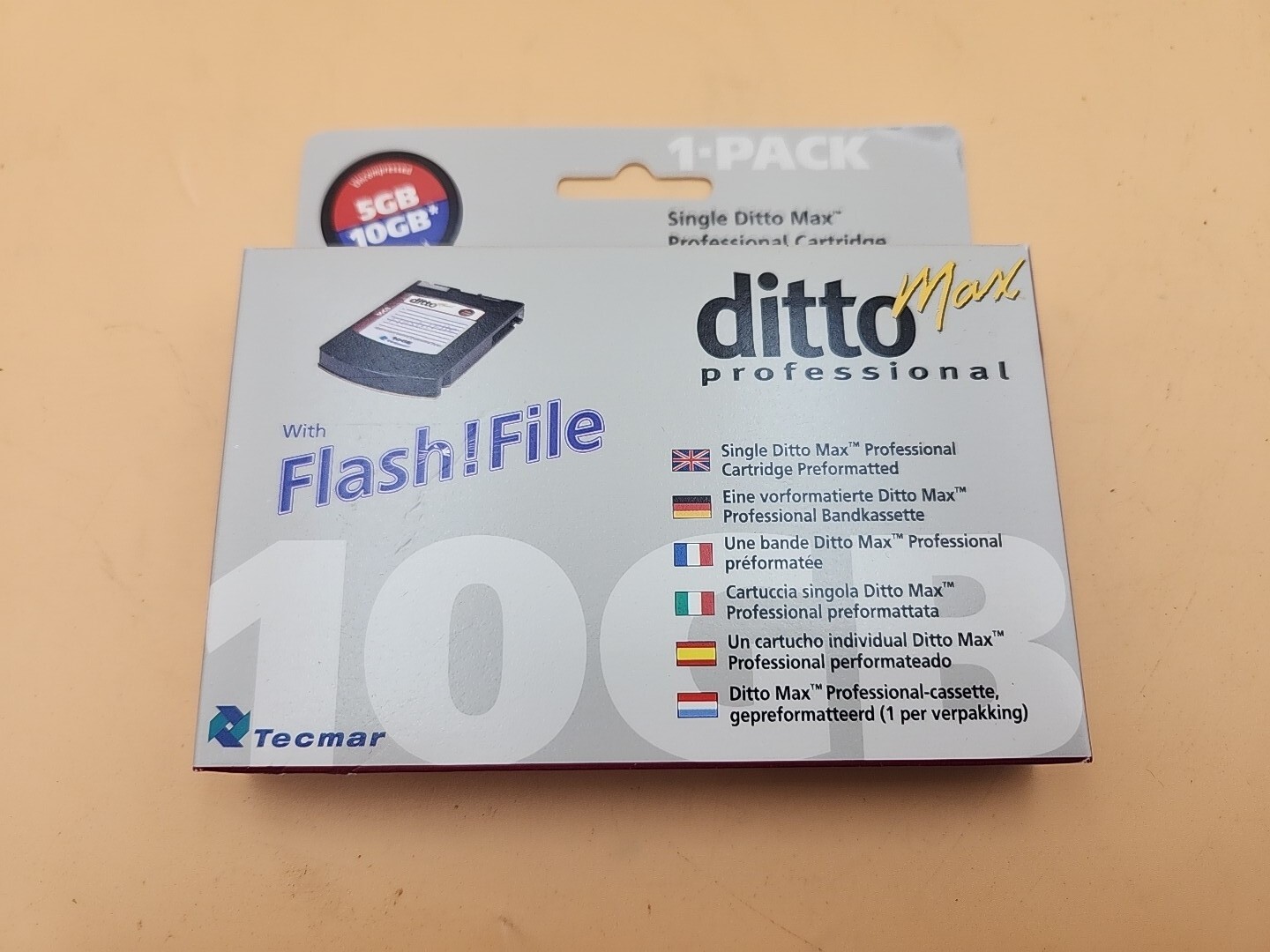  Vintage Tecmar Ditto Max Professional 10GB Tape Backup 