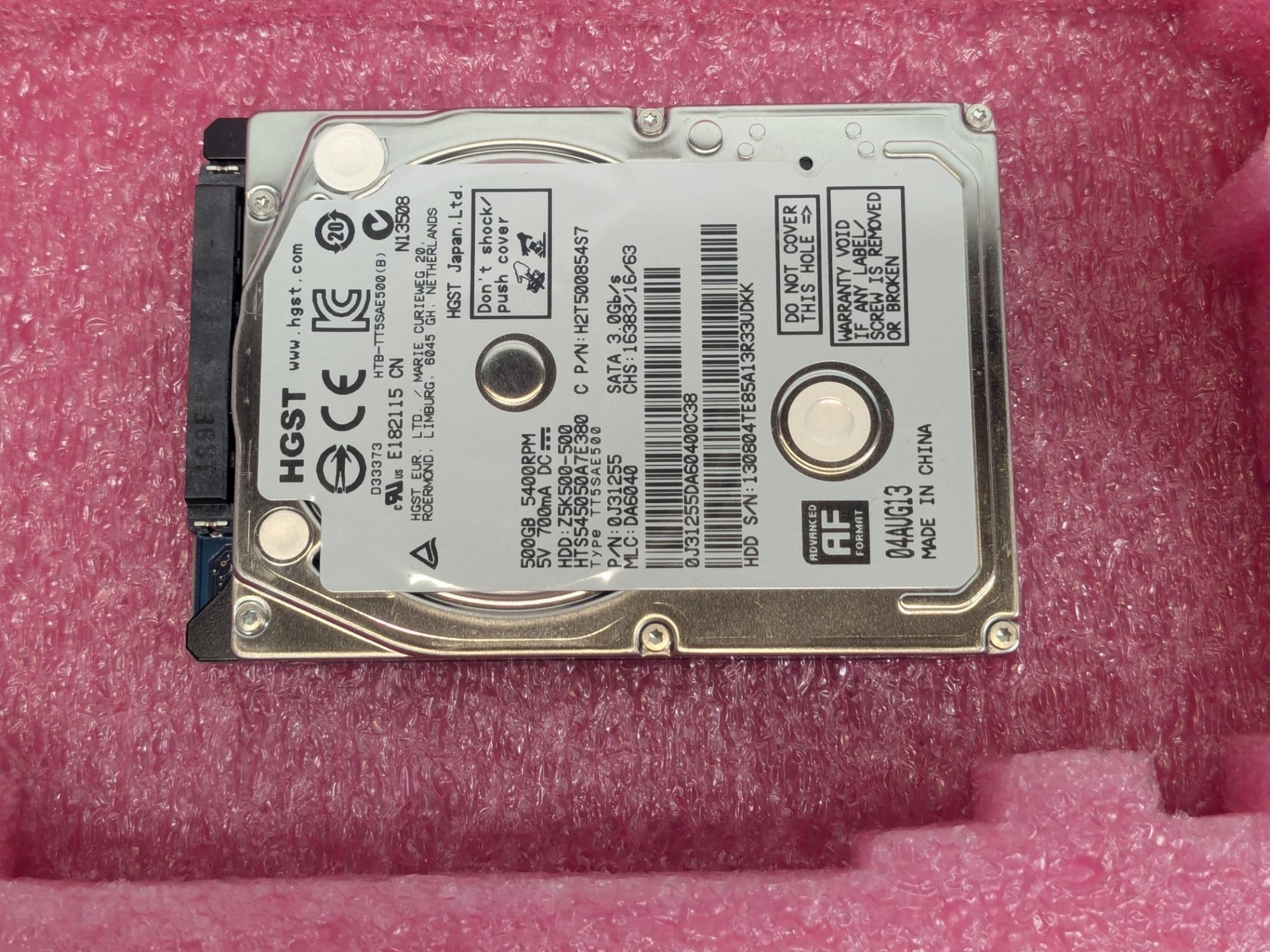 Sony Play Station 4 PS4 Hard Drive SATA 500GB Z5K500-500 (Grade A)
