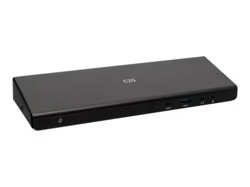C2G USB-C 12-in-1 Triple Display Docking Station – HDMI/DP/Ethernet – New
