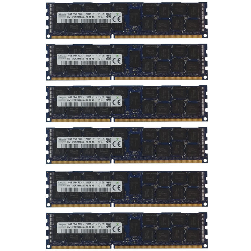 96GB Kit 6x 16GB DELL POWEREDGE R320 R420 R520 R610 R620 R710 R820 Memory Ram