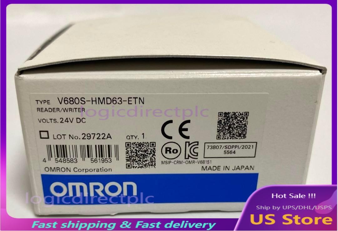 Omron V680S-HMD63-ETN RFID System Reader Writer DC24V