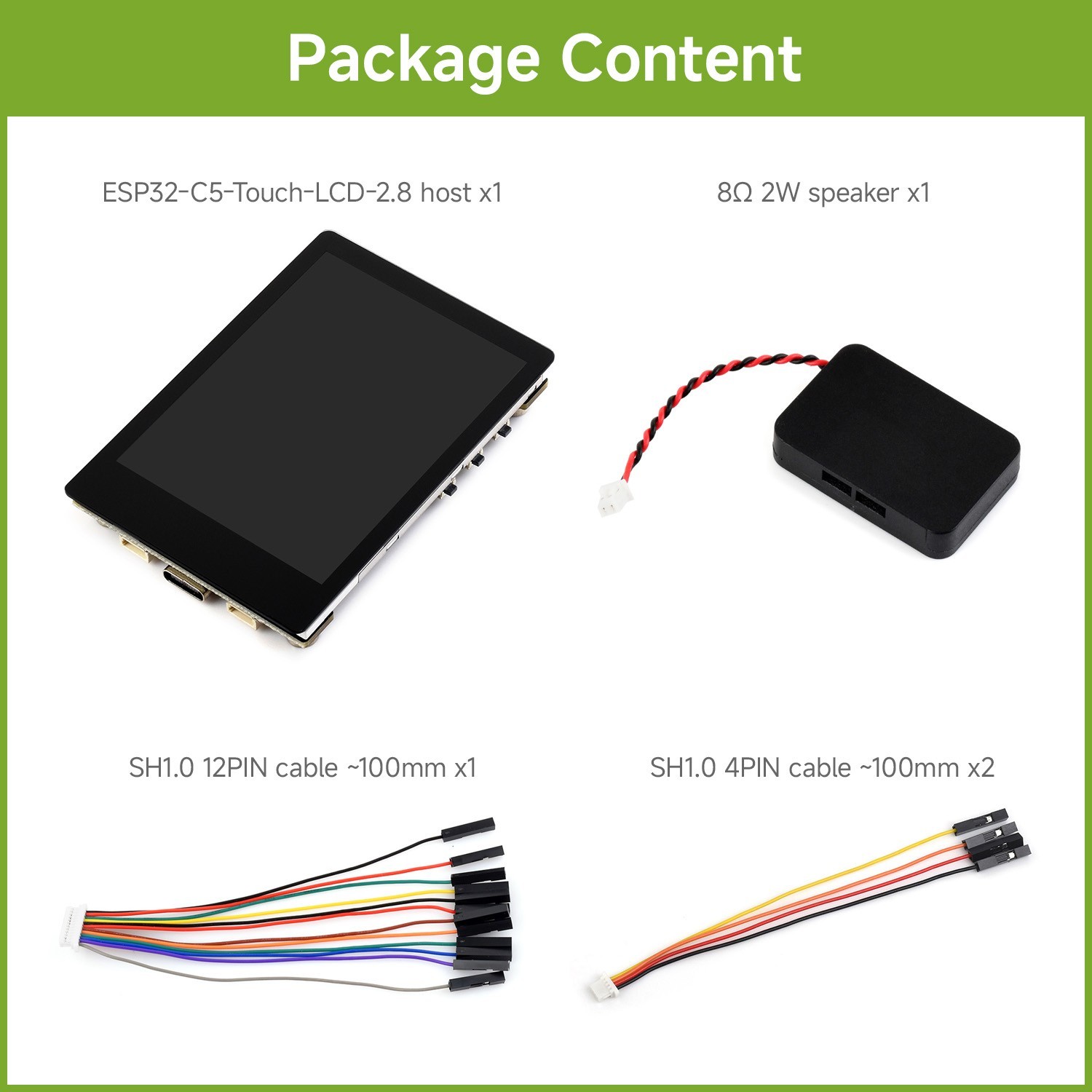 Waveshare ESP32-C5 2.8inch IPS Capacitive Touch Display Development Board