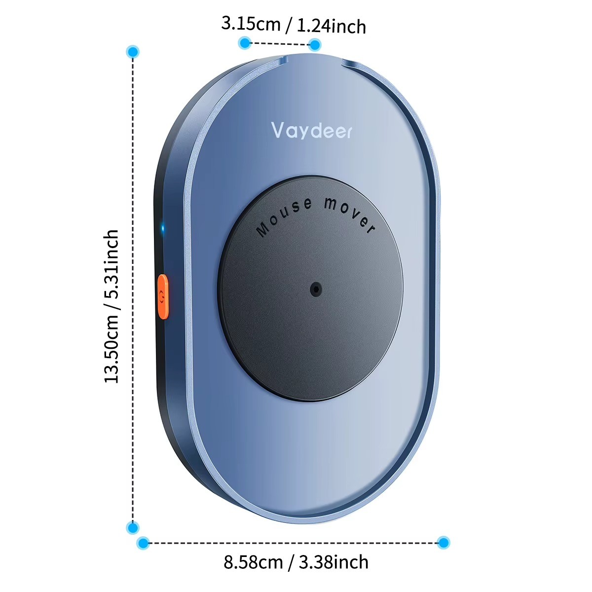 VAYDEER Undetectable Mouse Jiggler Mover Anti-Sleep USB On/Off Switch