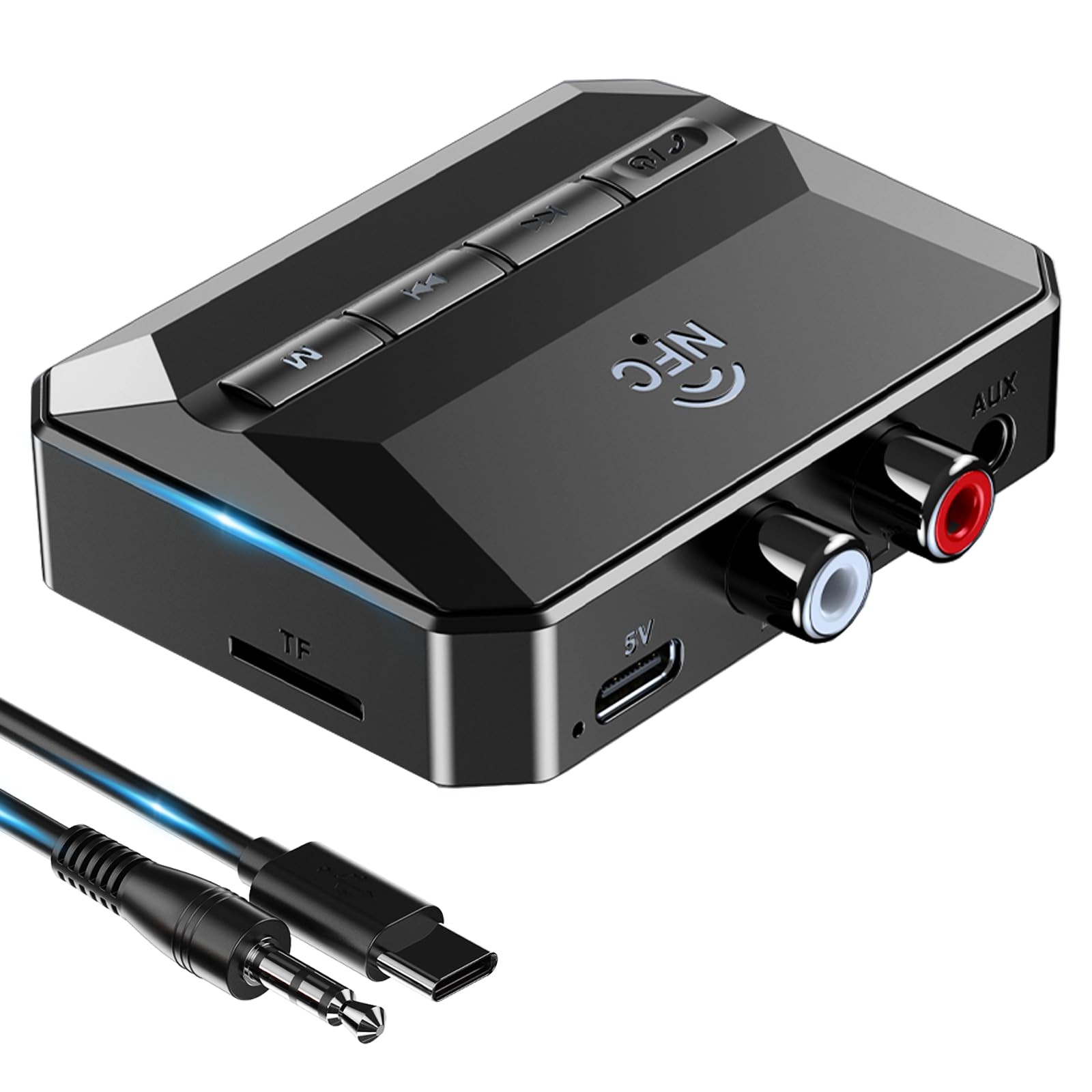 Bluetooth Receiver for Home Stereo with NFC, Wireless Audio Receivers & Adapt...