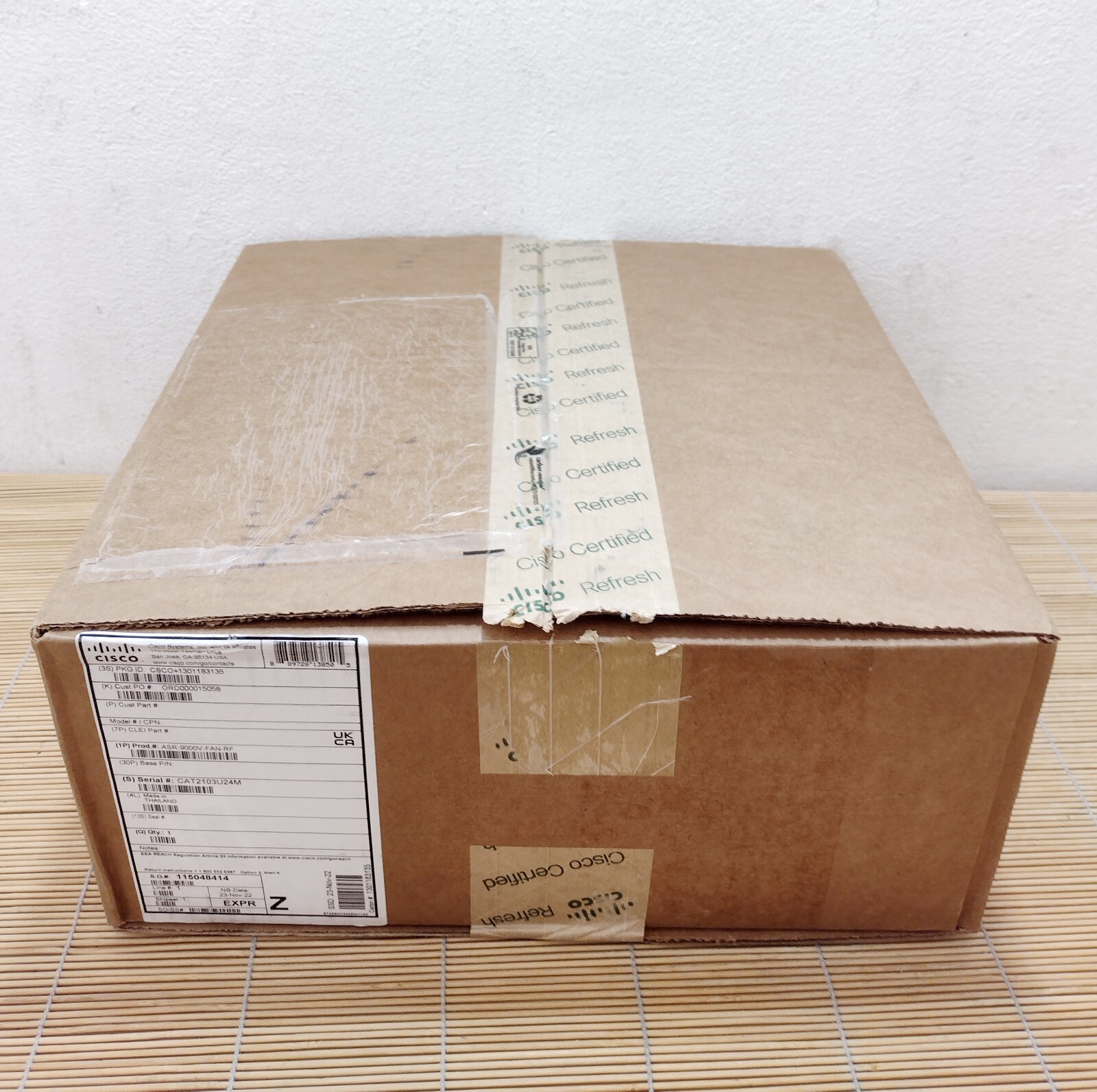 Cisco ASR-9000V-FAN RF ASR 9000v Fan Tray with Filter Refurbished in Sealed Box