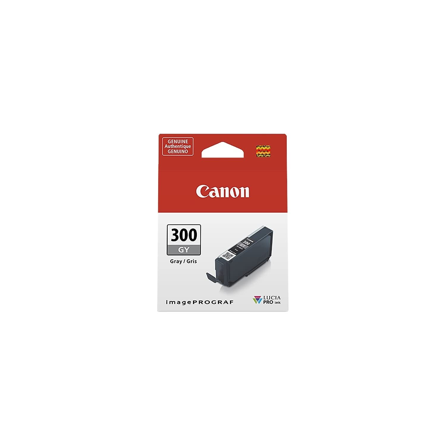 Genuine Canon Gray Ink Cartridge for imagePROGRAF PRO 300 Printer PFI 300