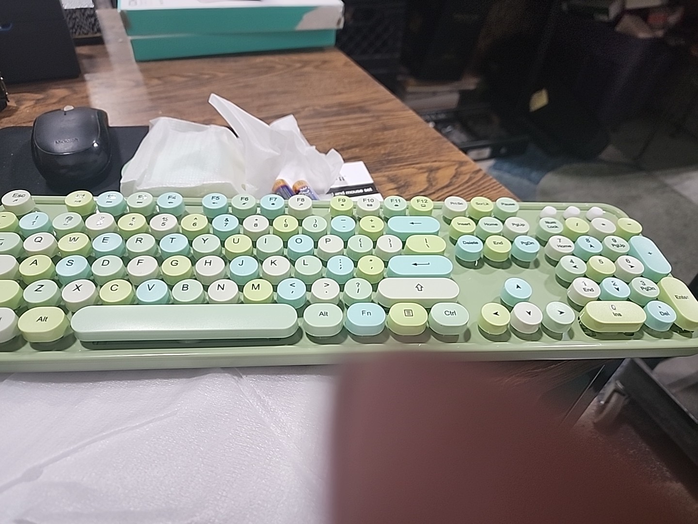 MOFii Keyboard Candy BT 100 Key Bluetooth Fashion green Retro New