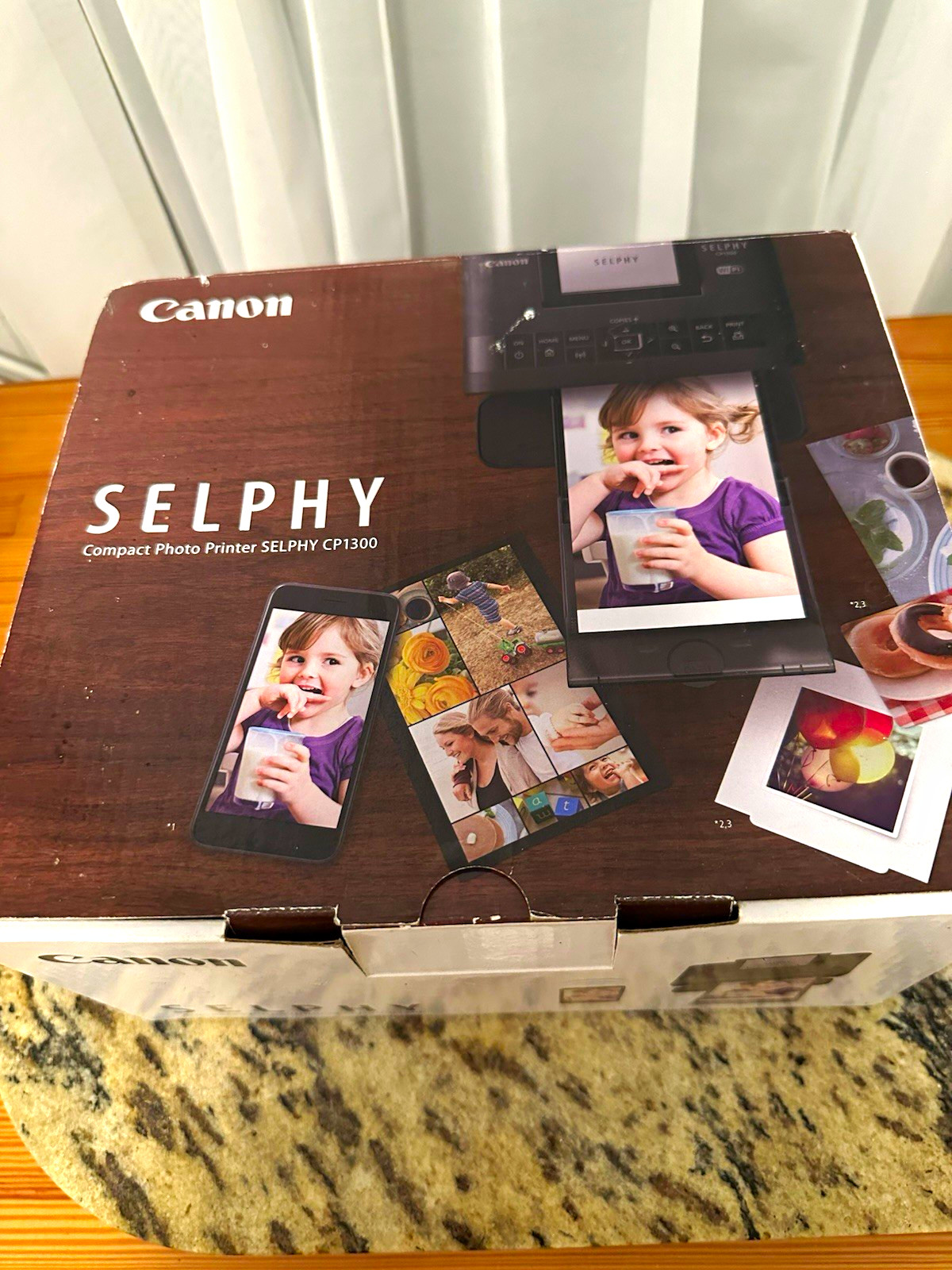 Canon SELPHY CP1300 Wireless Compact Photo Printer Black Open Box For Testing