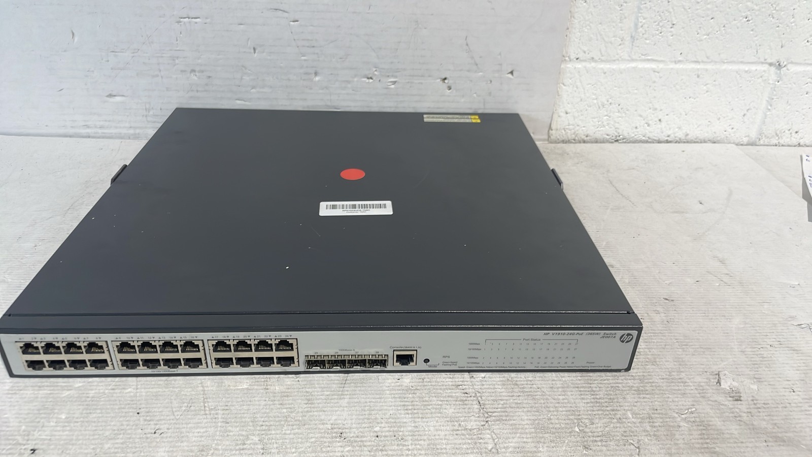 HP V1910-24G-PoE JE007A CN30BX30TF 24 Port 365W 3CRBSG28HPWR93 Gigabit Switch