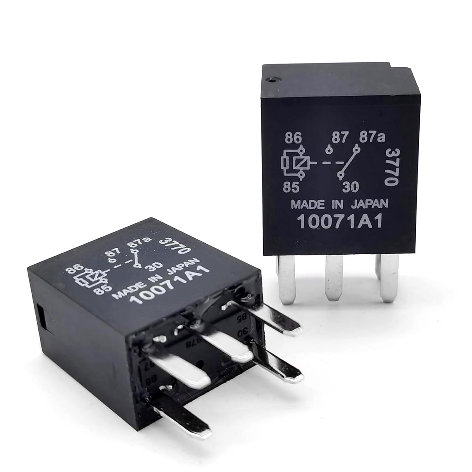 2 PCS Fuel Pump Relay, G8V-RH-1C7T-R-DC12V IP67 Waterproof 5-Pin Single Wire ...