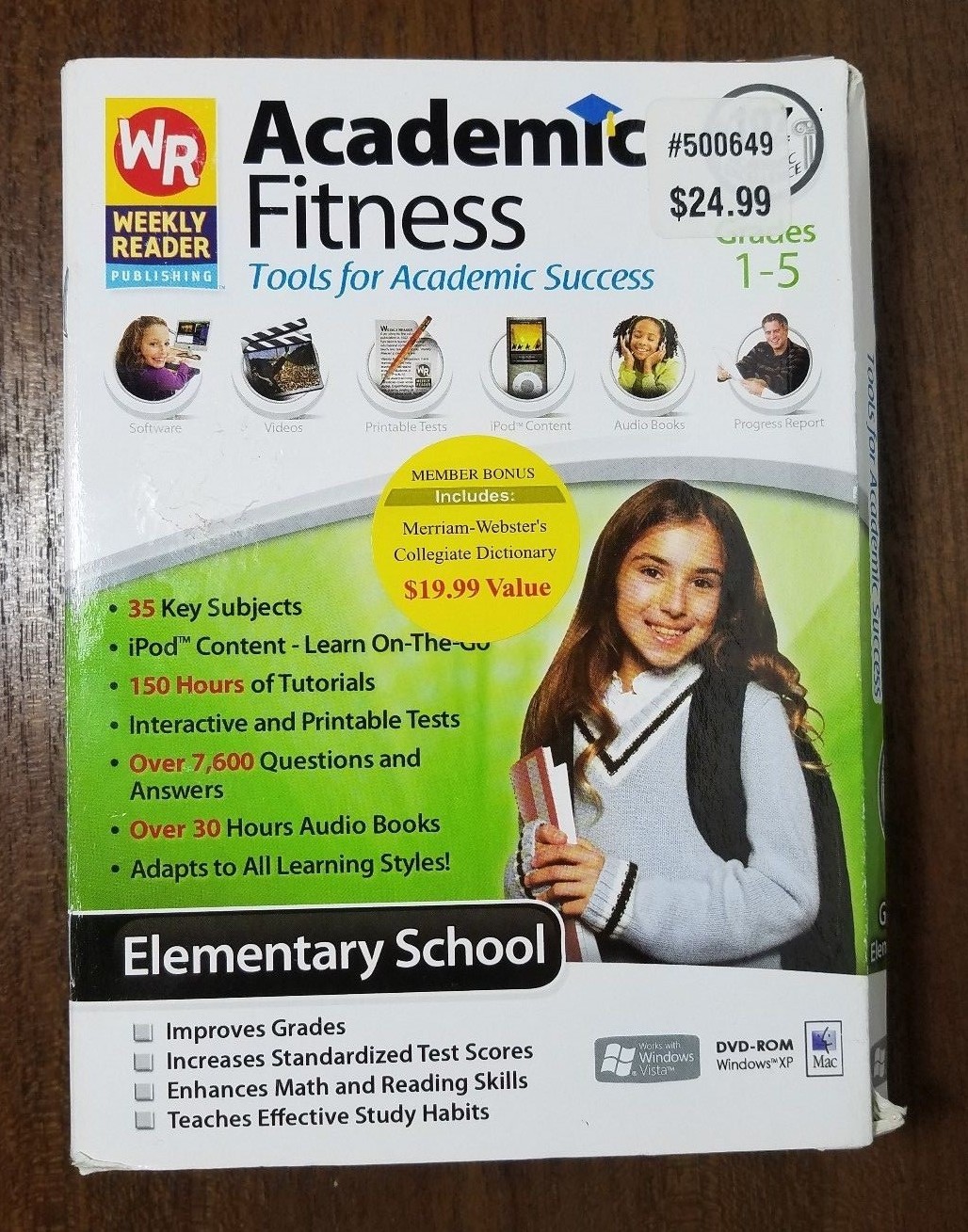 Weekly Reader Academic Fitness Software Grades 1-5 (Windows Vista/XP/MAC)