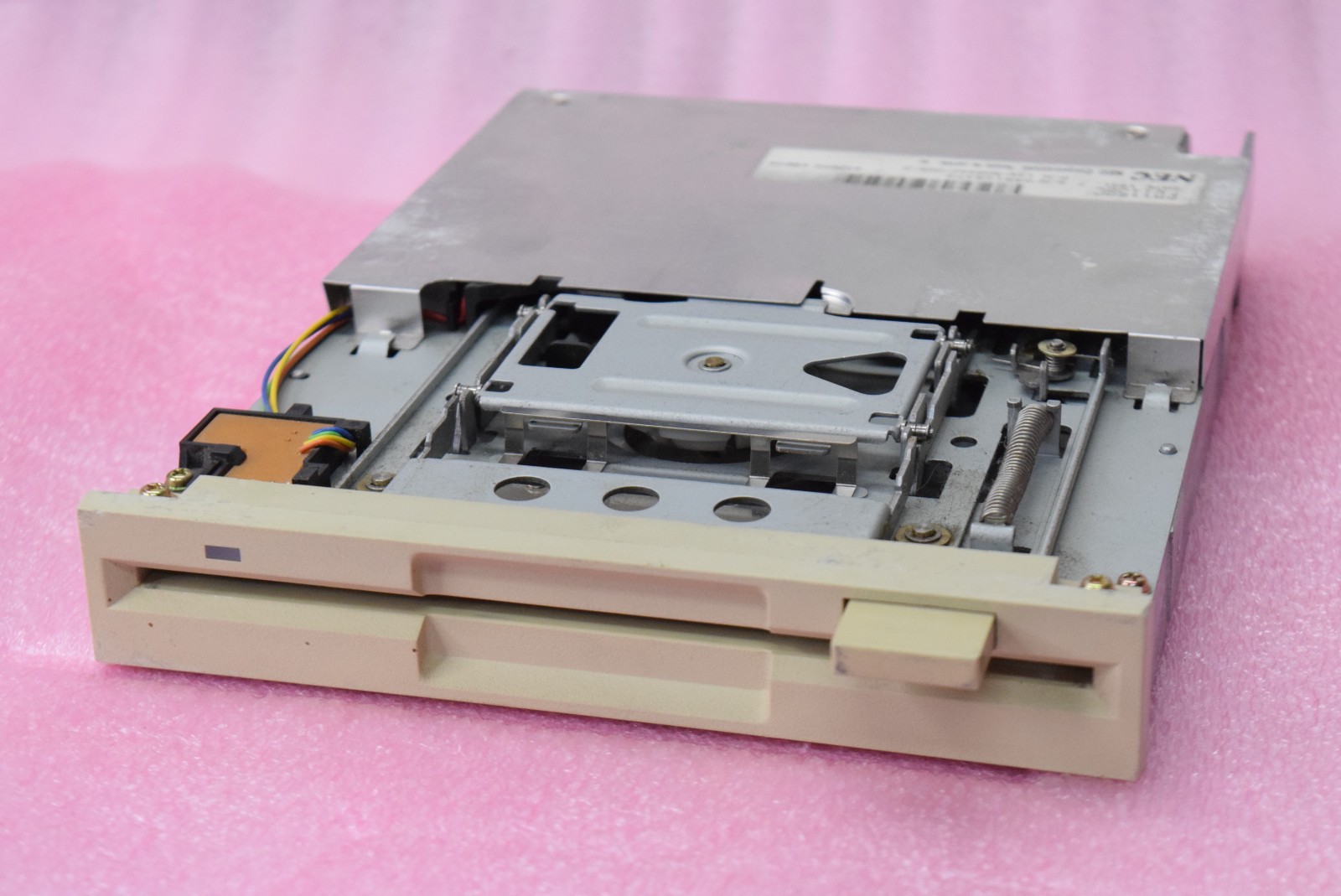 NEC FD1158C 5.25" Slim Height HD 1.2MB Floppy Disk Drive FOR PARTS OR REPAIR