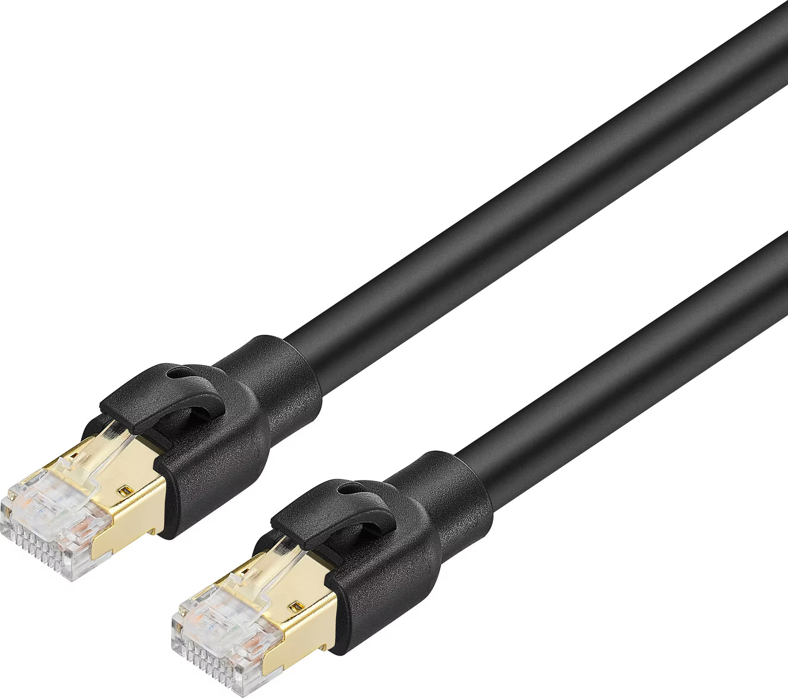 Insignia- 25 ft. Cat-8 Ultra High-Speed Ethernet Cable - Black