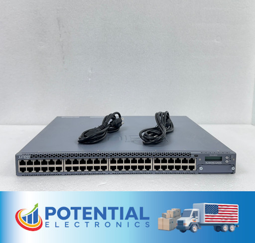 Juniper EX4300 48 Port Gigabit Switch 4x 40 Gigabit QSFP+ EX4300-48T w 2 PSU 🚚