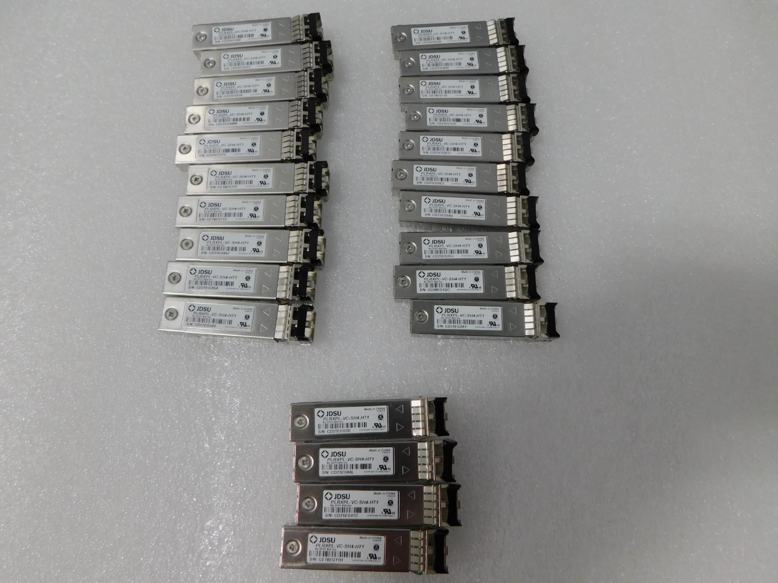 Lot of 24x JDSU PLRXPL-VC-SH4-HT1 8G SFP+ 850nm TRANSCEIVERS