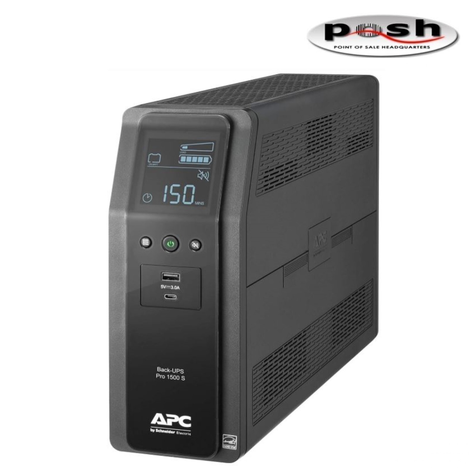 NEW – APC BR1500MS2 Back-UPS Pro 1500VA – Pure Sinewave, LCD, 10 Outlets, USB