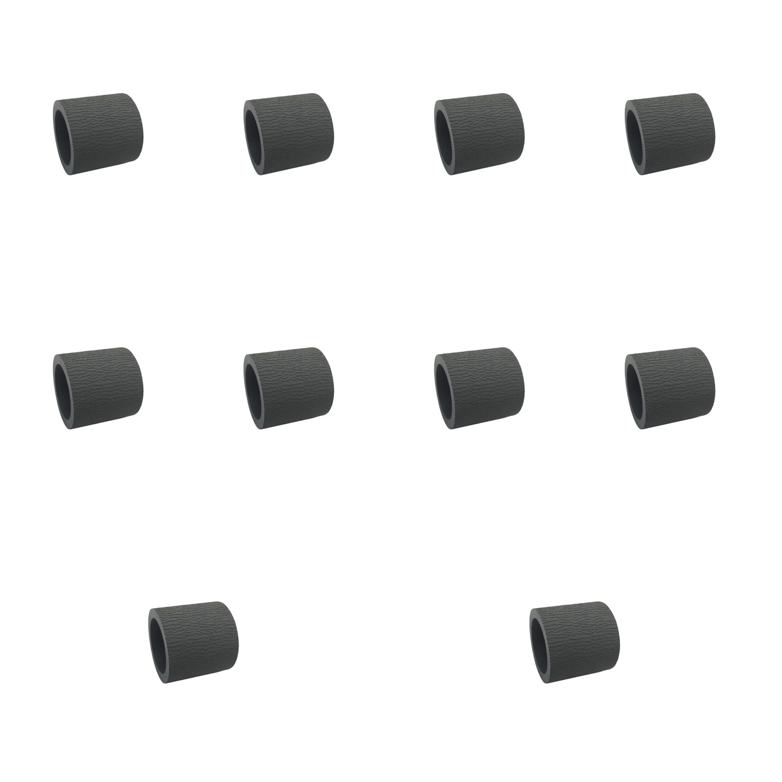 10PCS Paper Feeder Pickup Roller Rubber Tire Fits For Xerox DELL 3325