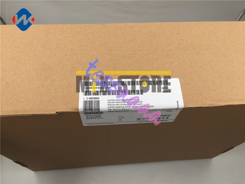 Unopened  HMI 6AV6 643-0CB01-1AX1 6AV6643-0CB01-1AX1 with in box