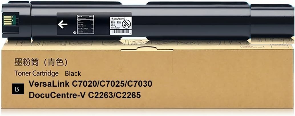 VersaLink C7020 C7025 C7030 Toner Cartridge Black Xerox 1-Pack