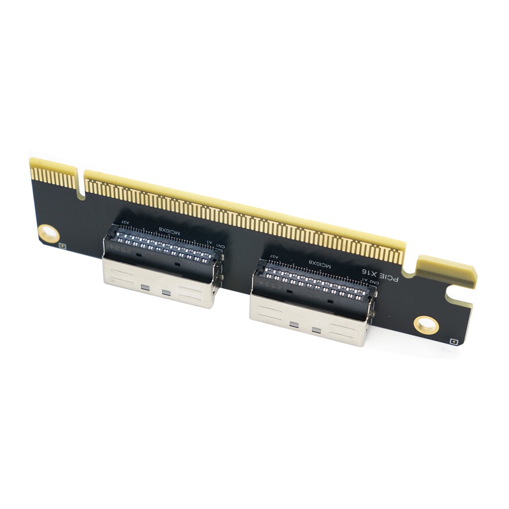 PCIe 4.0 X16 To Dual MCIO X8 Clock Splitter Expansion Card PCIe To MCIO Adapter