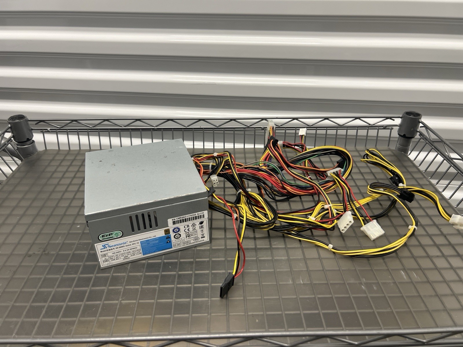 TESTED Seasonic SS-500ES 500W 80+ Bronze ATX PSU Active PFC Noise