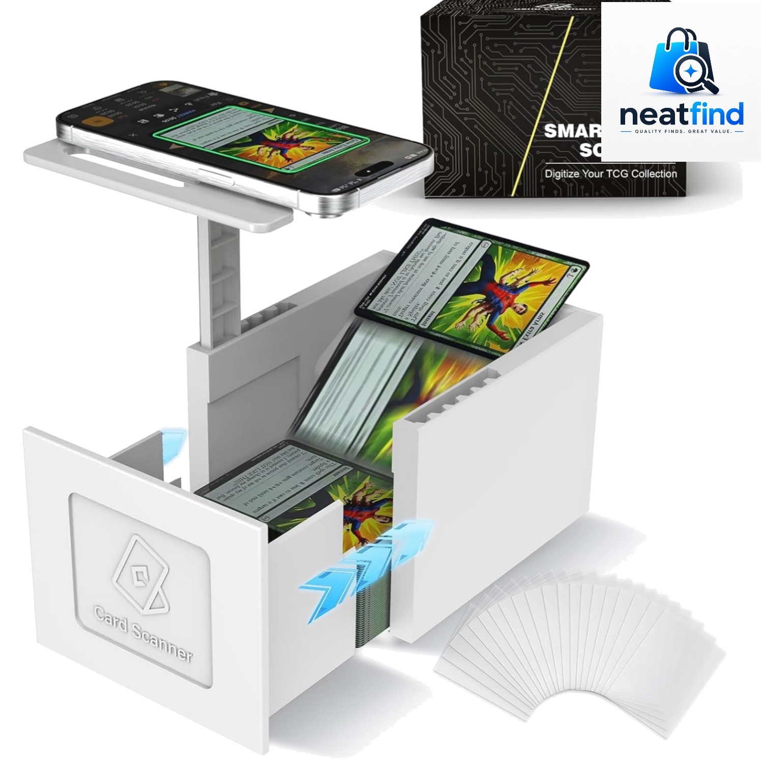Hands-Free Card Scanner Stand for TCG - Capture Your Collection Effortlessly