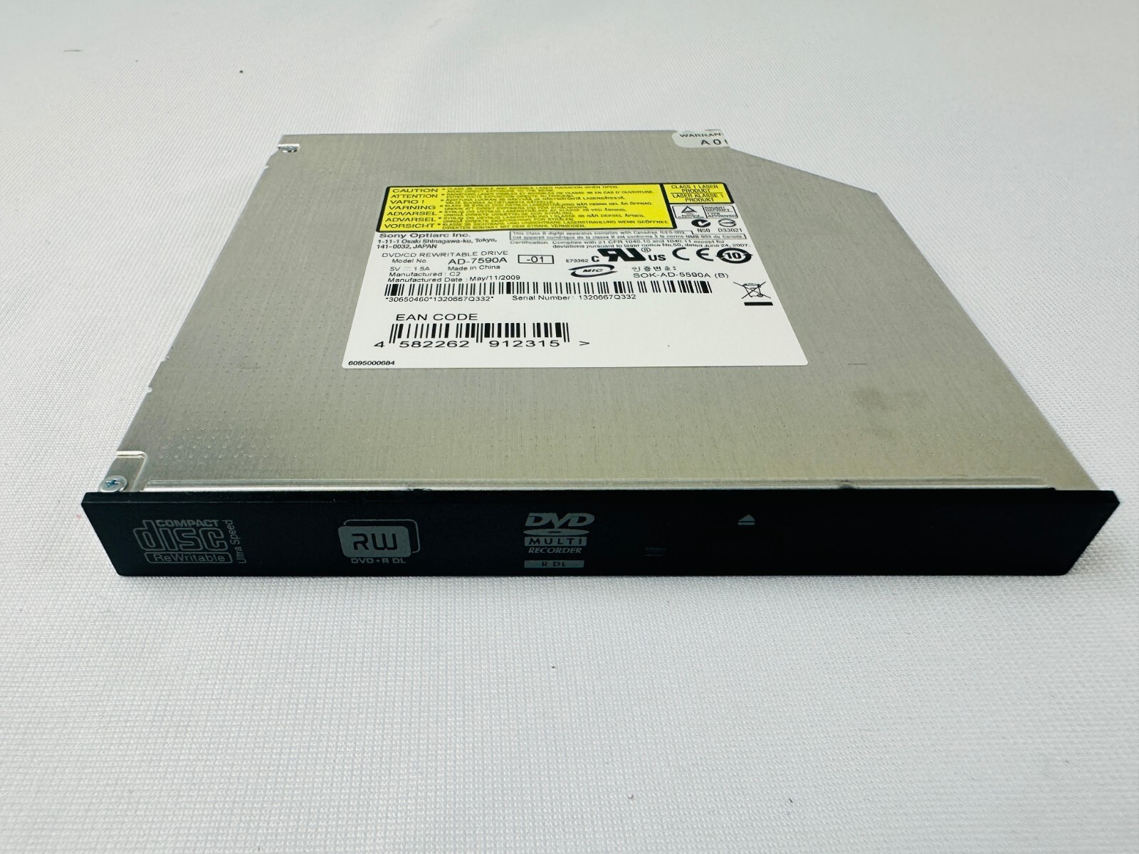 Sony AD-7590A AD7590A-01 DVD/CD Rewritable Drive