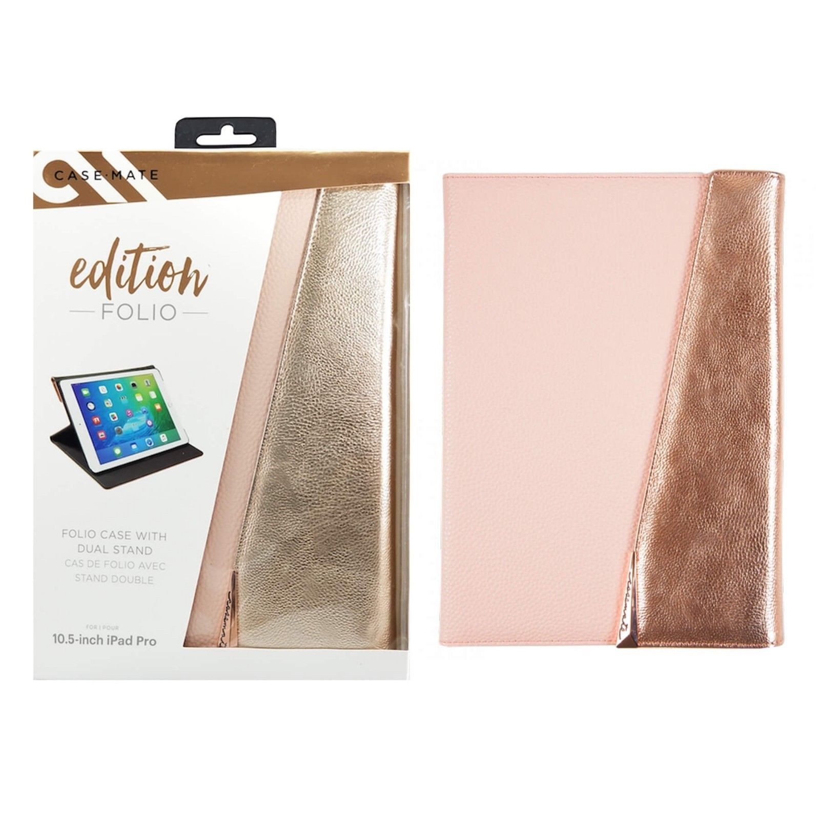 Case Mate Brilliance Folio Dual Stand Impact Protection Case For iPad Pro 10.5"