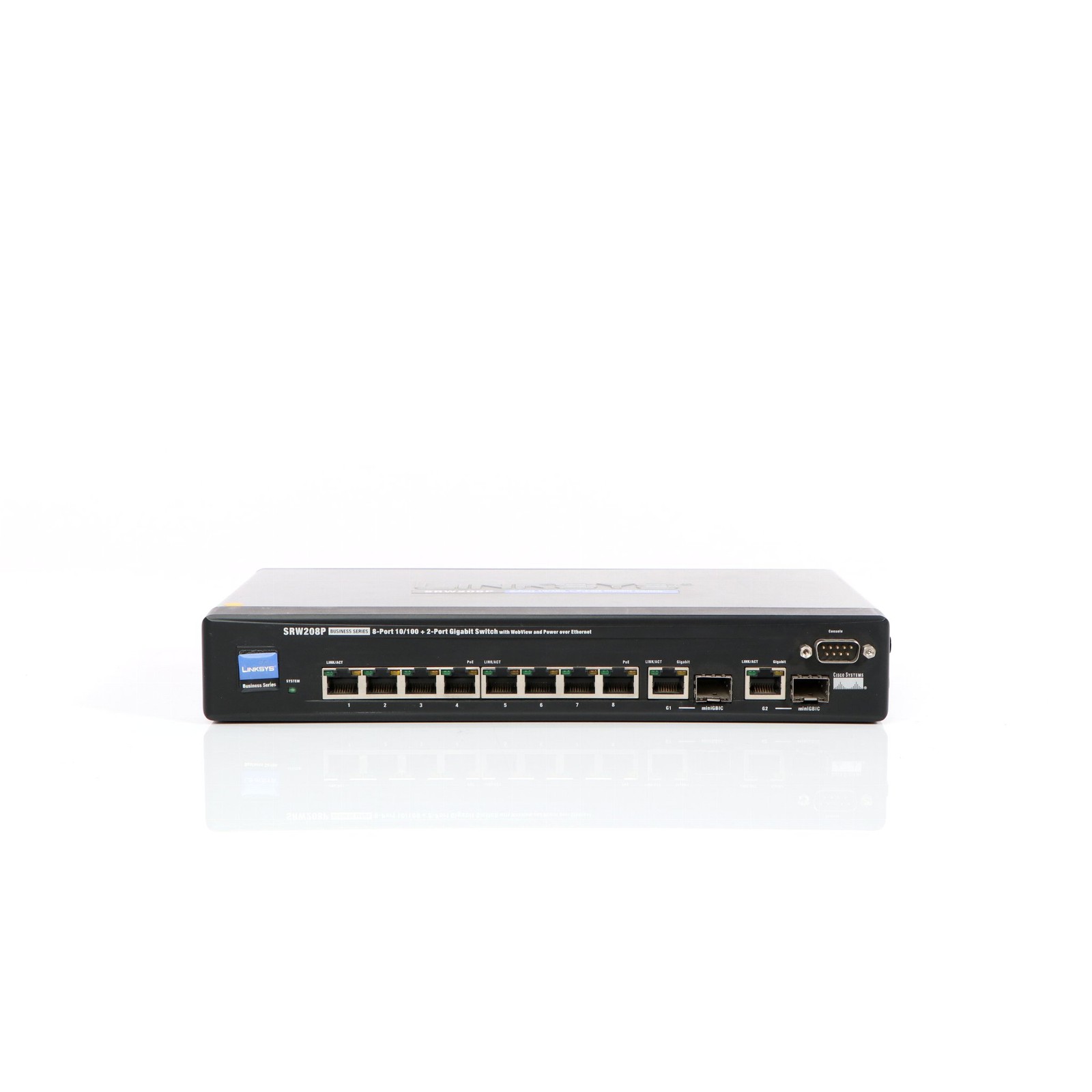 Linksys SRW208P-UK Switch II price incl VAT 3 yr warranty* B2B