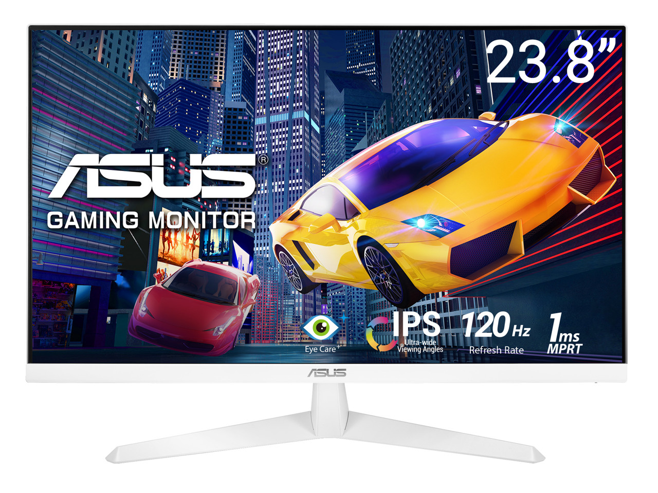 ASUS 24" 1080P IPS 120Hz Eye Care Monitor (VY249HGR-W) - TUV Certified Flicker-F
