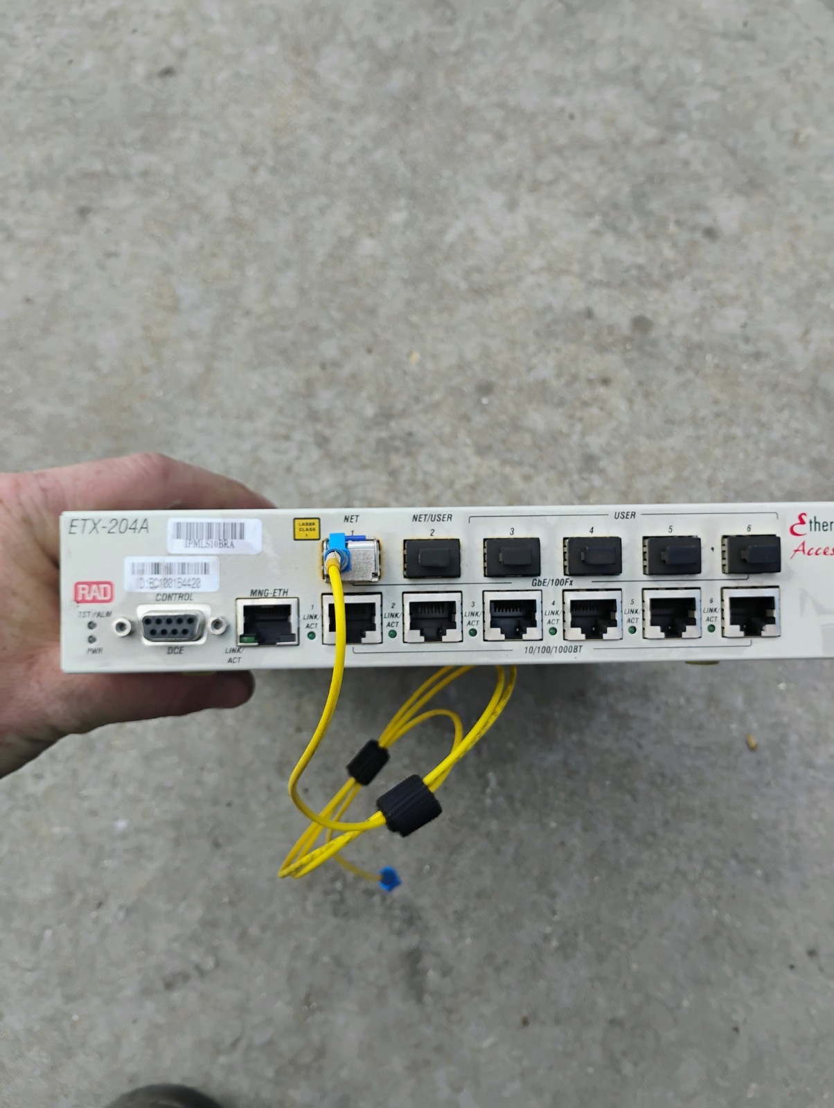 RAD ETX-204A carrier ethernet demarkation device