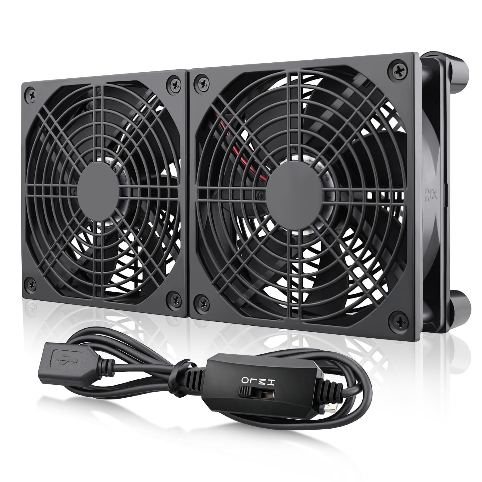 240mm Router Cooling Fan for Computer Cooler Small Box 5V USB