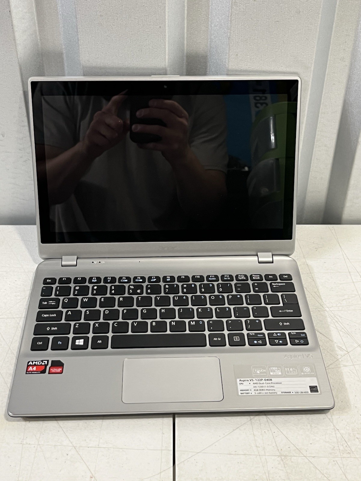 Acer Aspire V5-122P-0408 AMD A4 Touchscreen Laptop Parts Repair READ