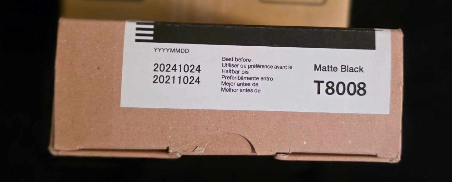Genuine Epson T8008 Matte Black 700ml SureColor P10000 P20000 Best By 10/2024