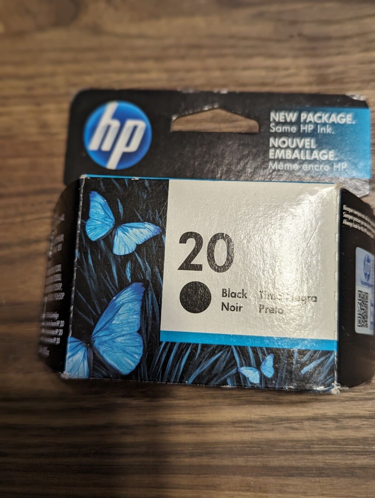 HP 20 Black Ink Cartridge