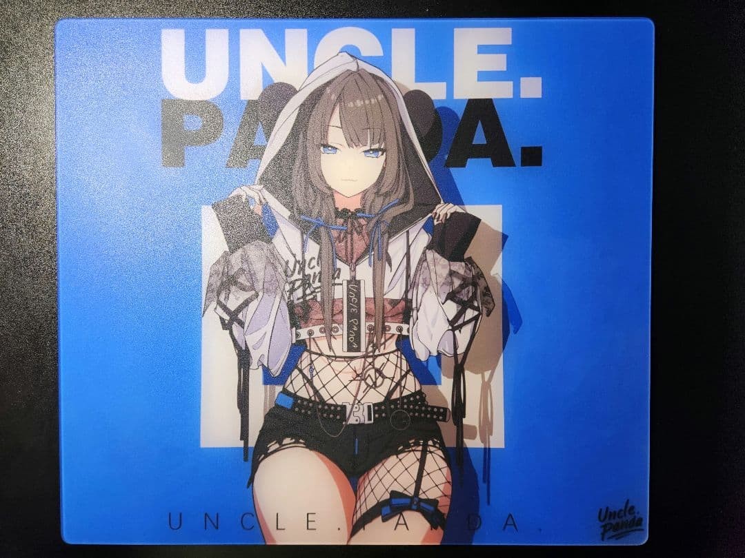 Uncle Panda Blue Glass Mouse Pad 450x400mm Pre-owned