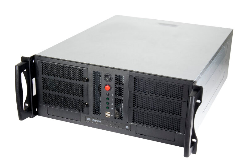 Chenbro RM41300-R875F 4U 21.5" 12cm Fan No Door AcBel 875W Single Server Chassis