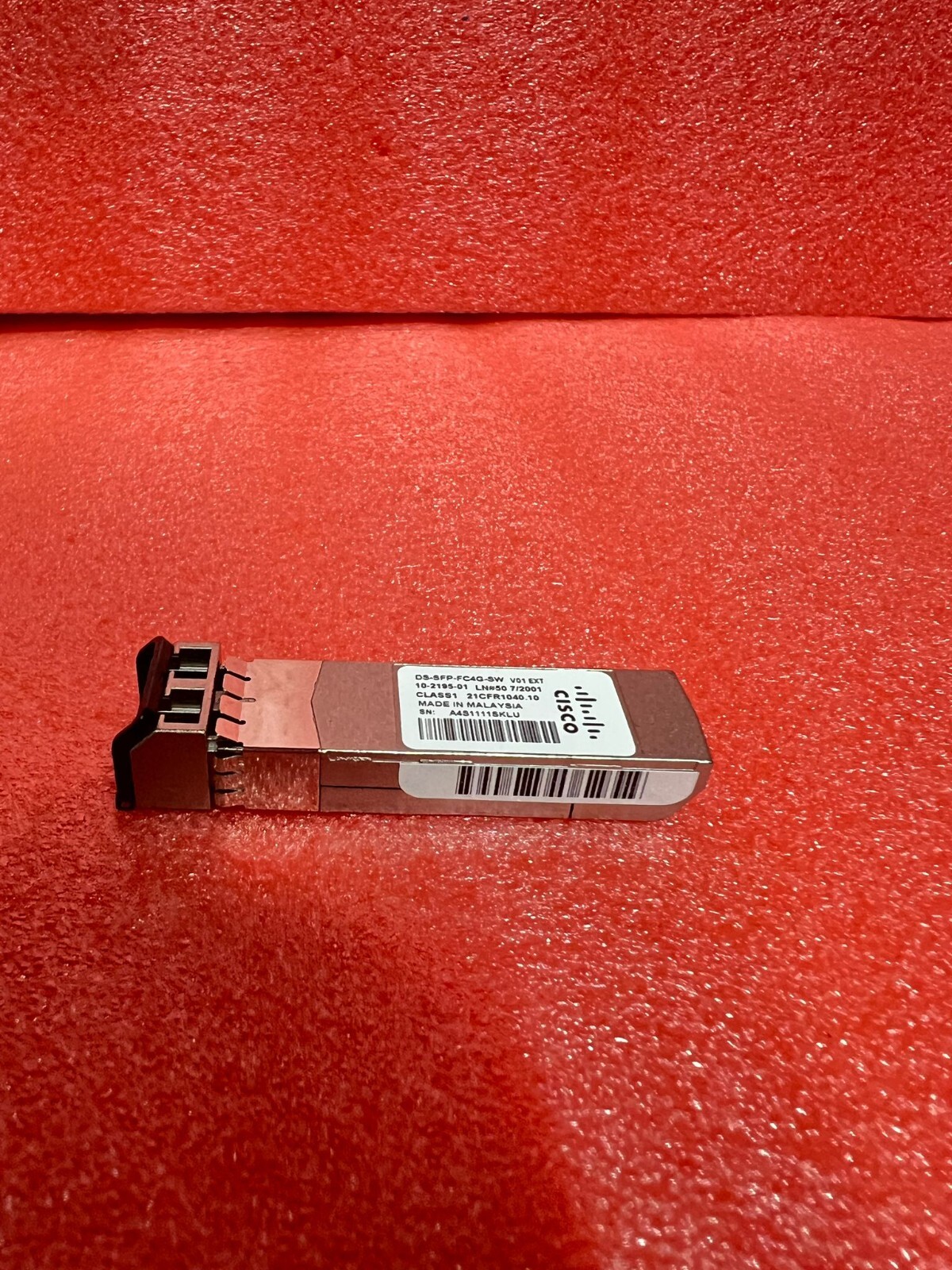 Cisco DS-SFP-FC4G-SW 10-2195-01 850nm SFP Fiber Transceiver Modules