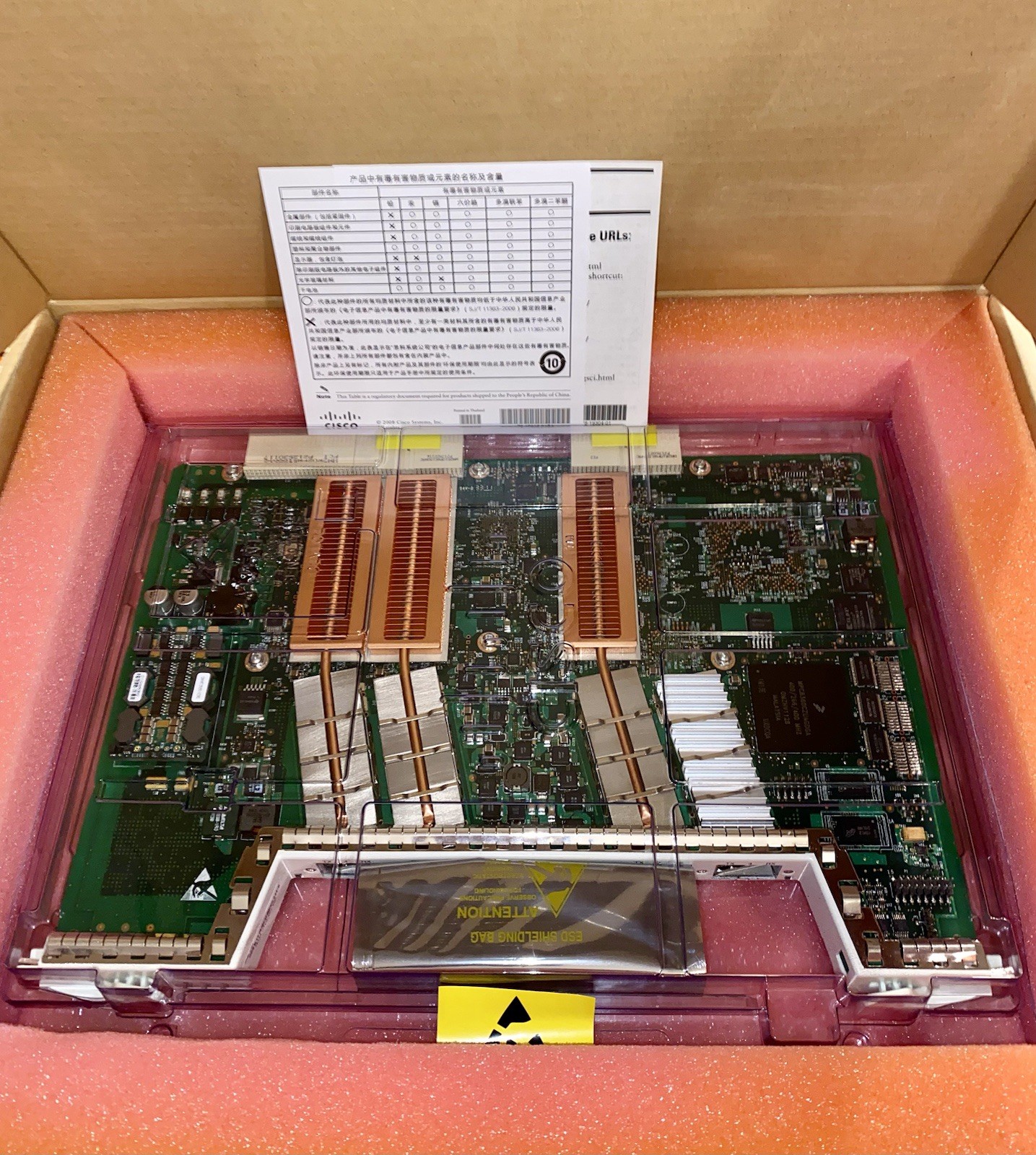 15454-OTU2-XP CISCO 4x 10G ETHERNET OTN MR TRANSPONDER MODULE WOCUA1VDAE