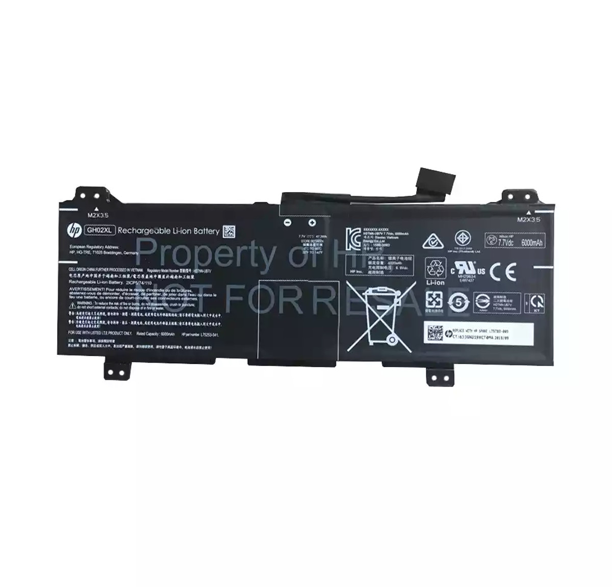Genuine Battery GH02XL For HP Chromebook 11 G6 G7 14 14A-NA X360 11-AE 14A Serie