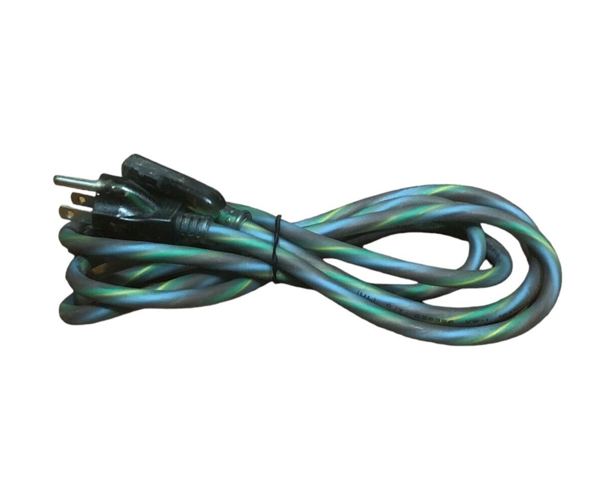 Vintage iMac AC Power Cord  Rainbow  6ft Genuine Apple Macintosh OEM Cable