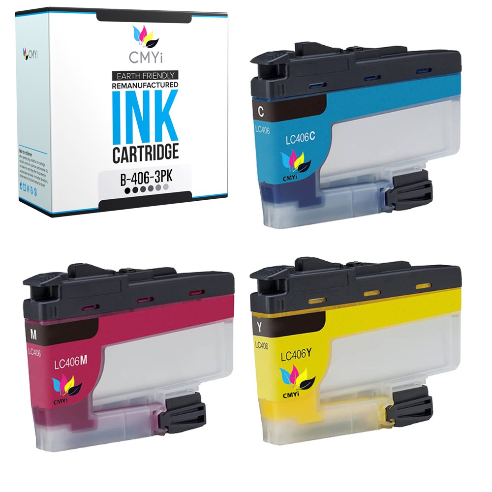 Compatible 3PK LC406 Ink Cartridges fits Brother MFC-J6955DW J5855DW J4345DW XL