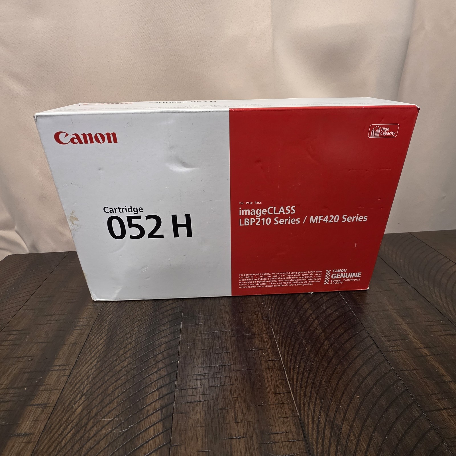 Genuine Canon 052H Black High Yield Toner Cartridge LBP210 MF420 - New & Sealed