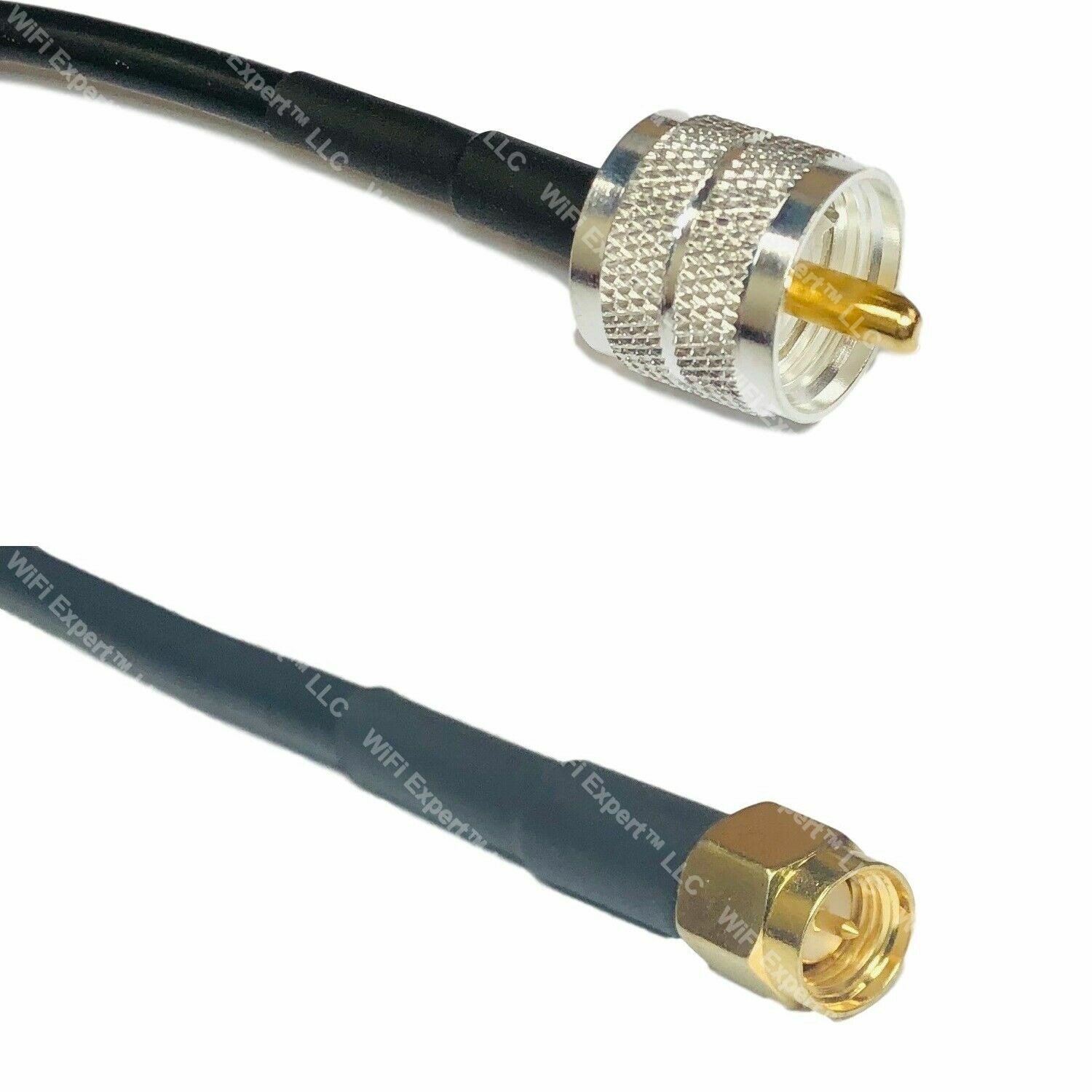 40 x 10 FEET RFC195 PL259 UHF Male to SMA MALE Coax RF Cable USA