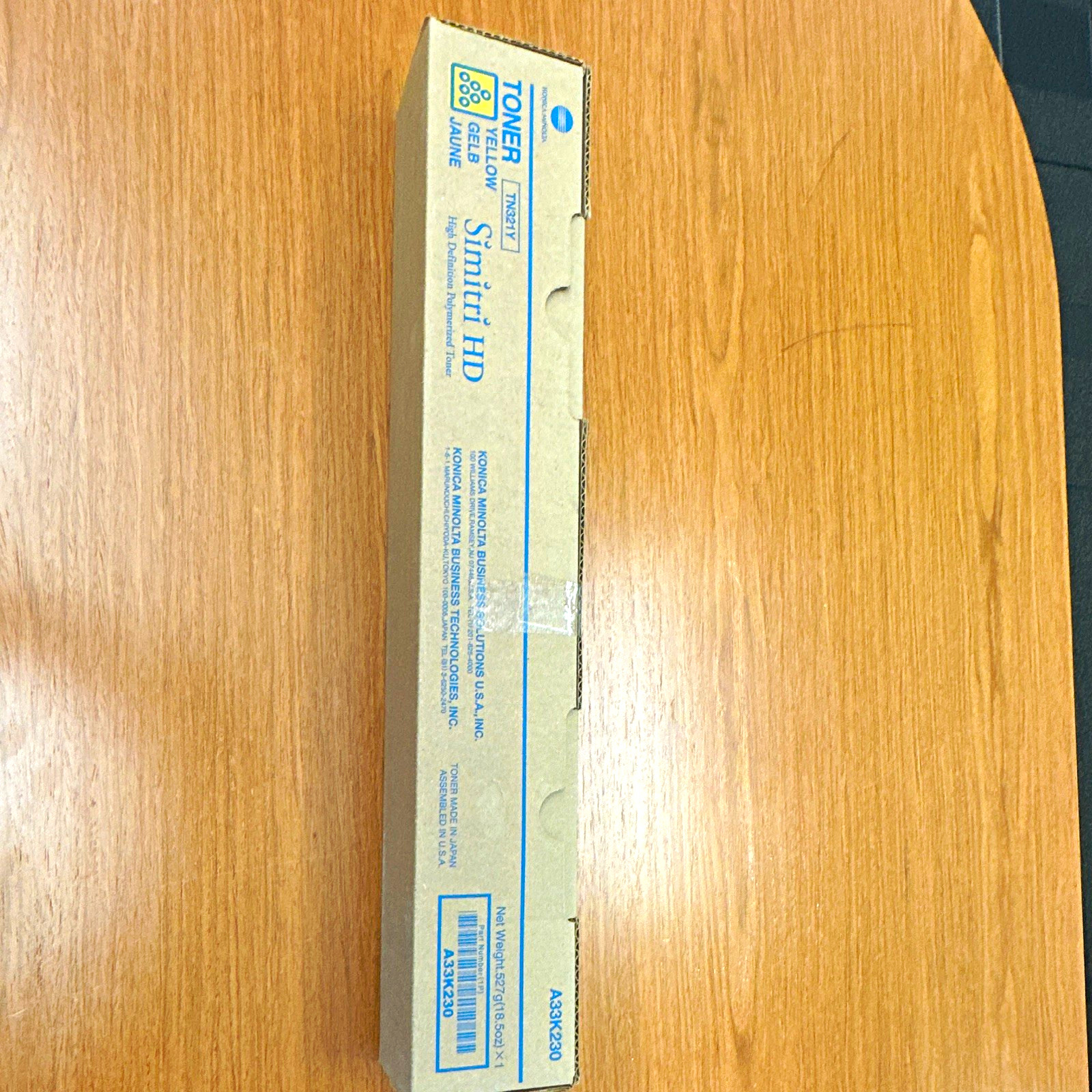 Konica Minolta TN321Y A33K230 Genuine Yellow Laser Toner Cartridge