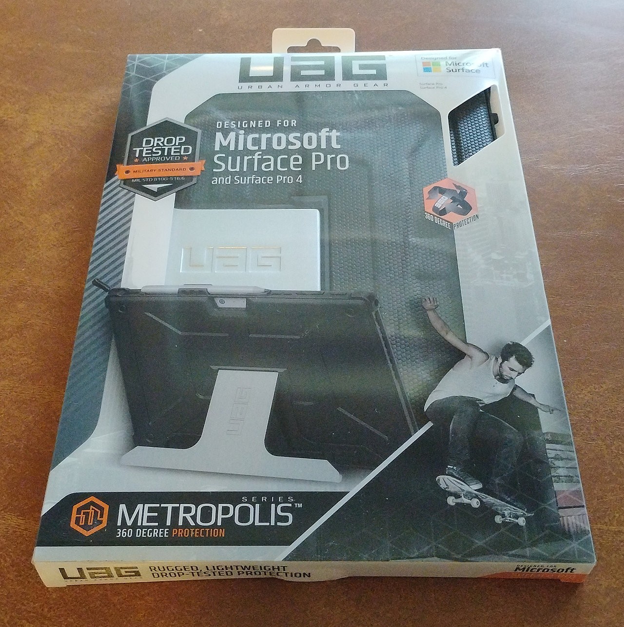 Urban Armor Gear SFPRO4-BLK-VP Metropolis 360 Deg. Protection Case/Cover READ