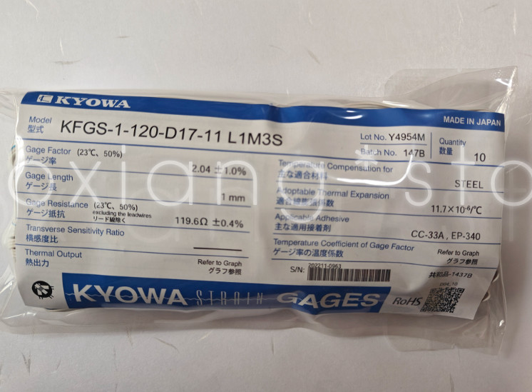 10PCS/PACK  Strain gauge KFGS-1-120-D17-11 L1M3S Fedex or DHL