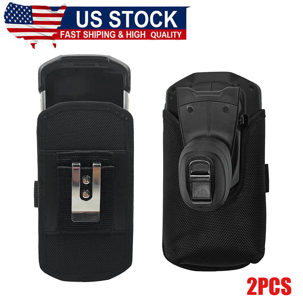 2Pcs Nylon Holster Clip Carrying Cover for ZebraTC70 TC72 TC75 TC77 TC51