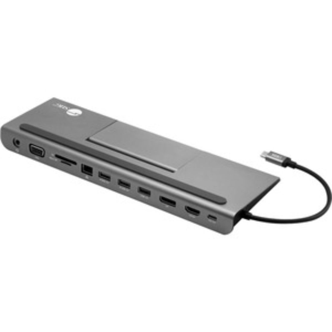 SIIG Aluminum USB-C MST Video Docking Station with 100W PD JUDK0E11S1